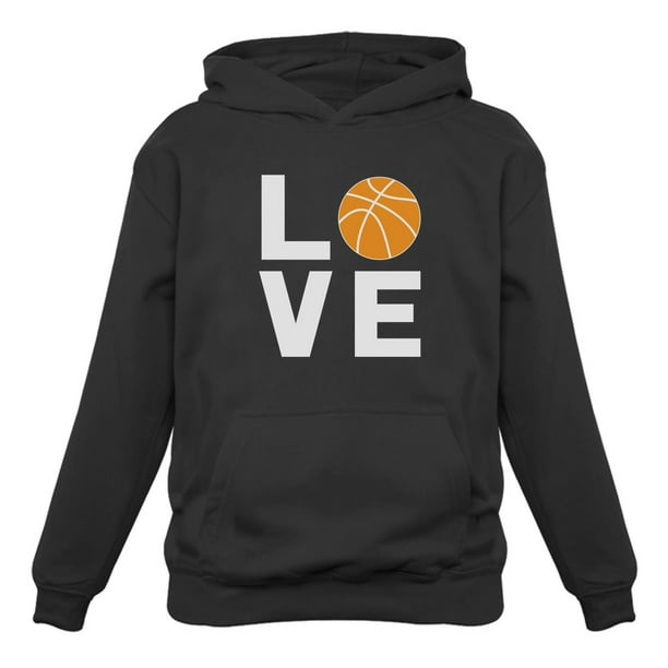 Love Basketball Sweatshirt Gift for Basketball Fans Player Cool Women Hoodie 